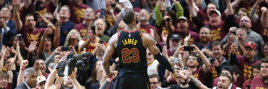 LeBron James banner
