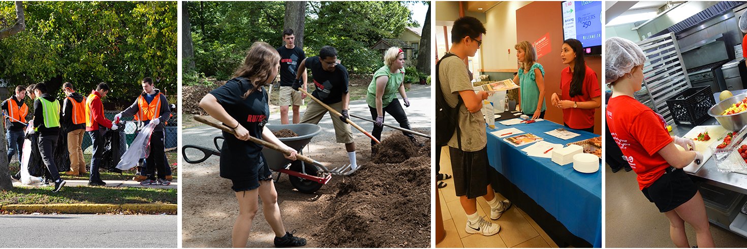 RU Community Service banner