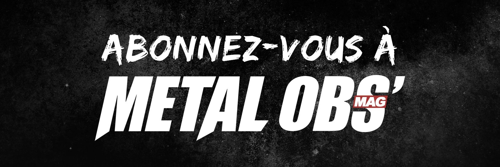 Metal Obs' Magazine banner