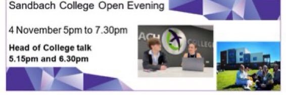 Sandbach High MFL banner