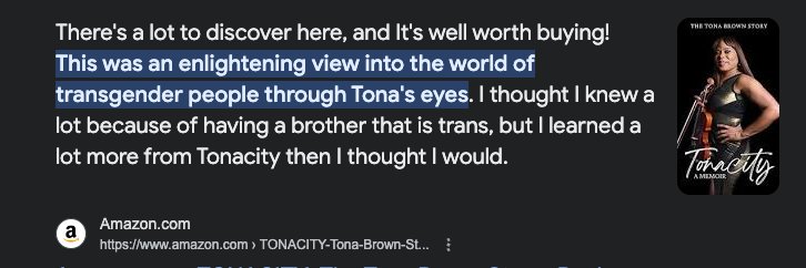 Tona Brown banner
