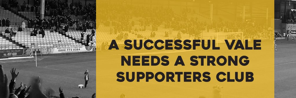 Port Vale Supporters Club banner