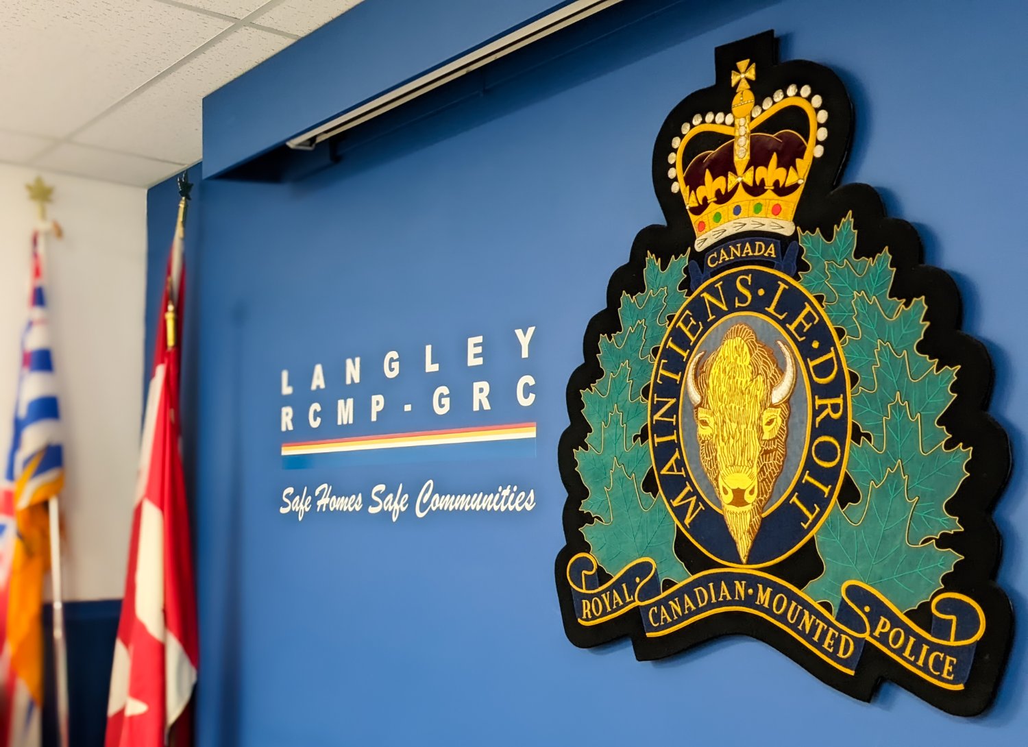 Langley RCMP banner