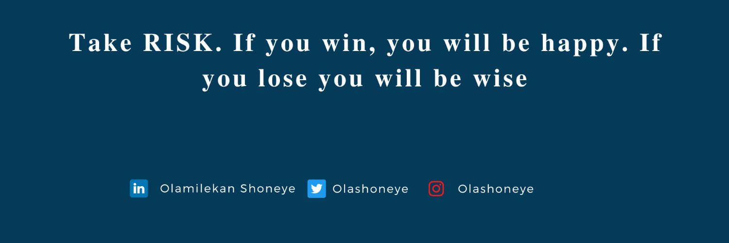Olashoneye's profile banner image
