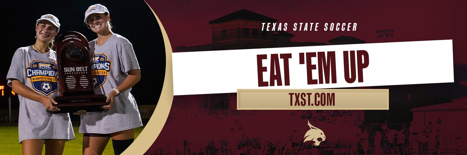 Texas State Soccer banner