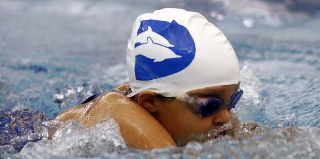 Dad's Club Swim Team banner
