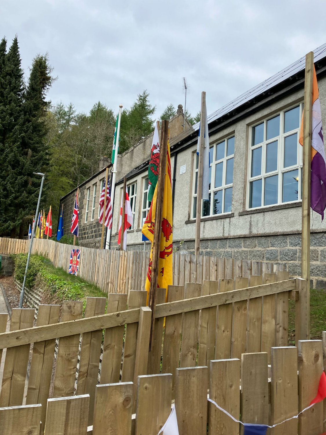 Strathdon School banner