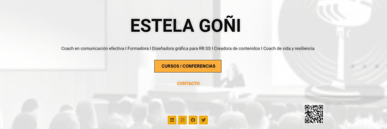 Stella Goñi / Azul Blue banner