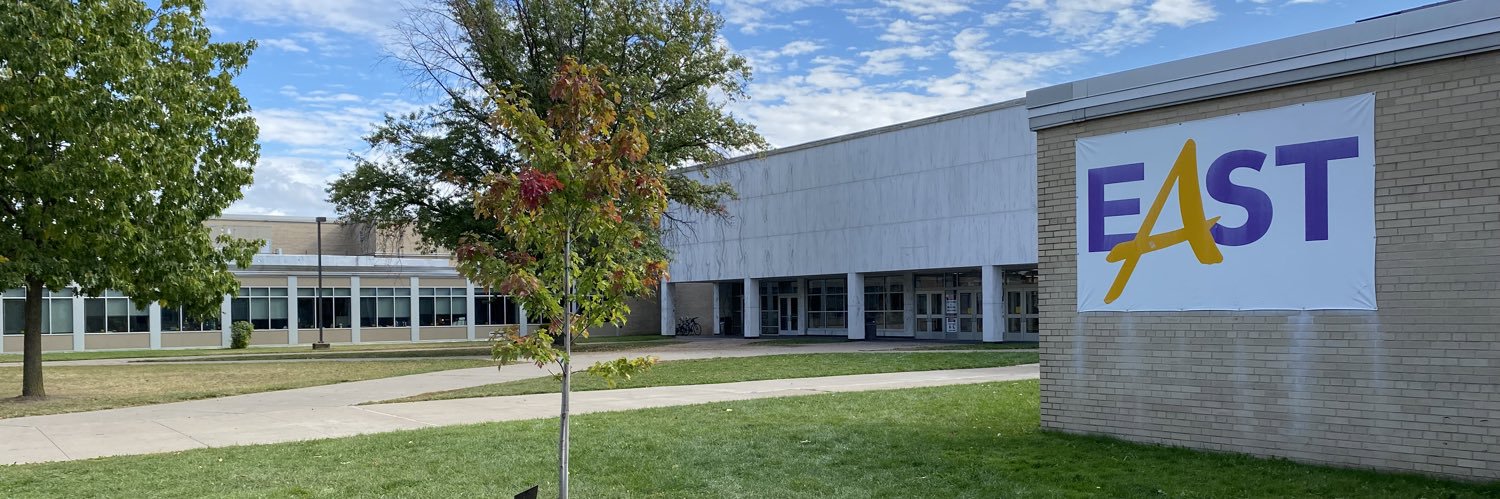 East High School banner