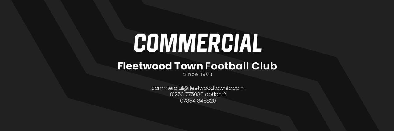 Fleetwood Town FC Commercial banner