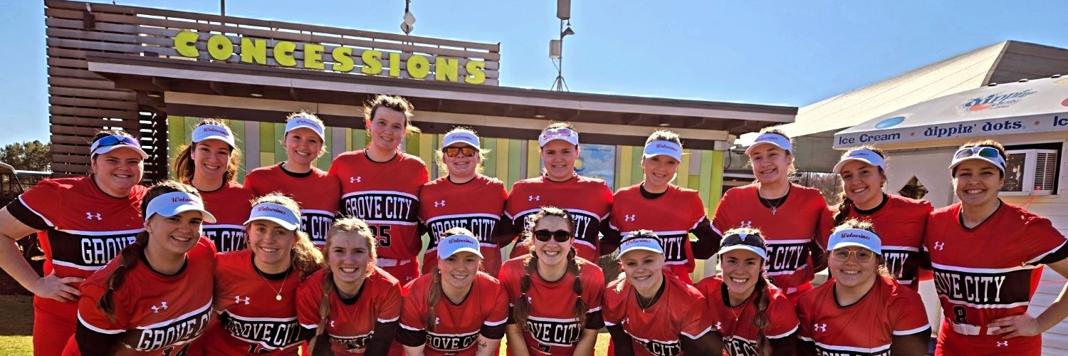 Grove City Softball banner