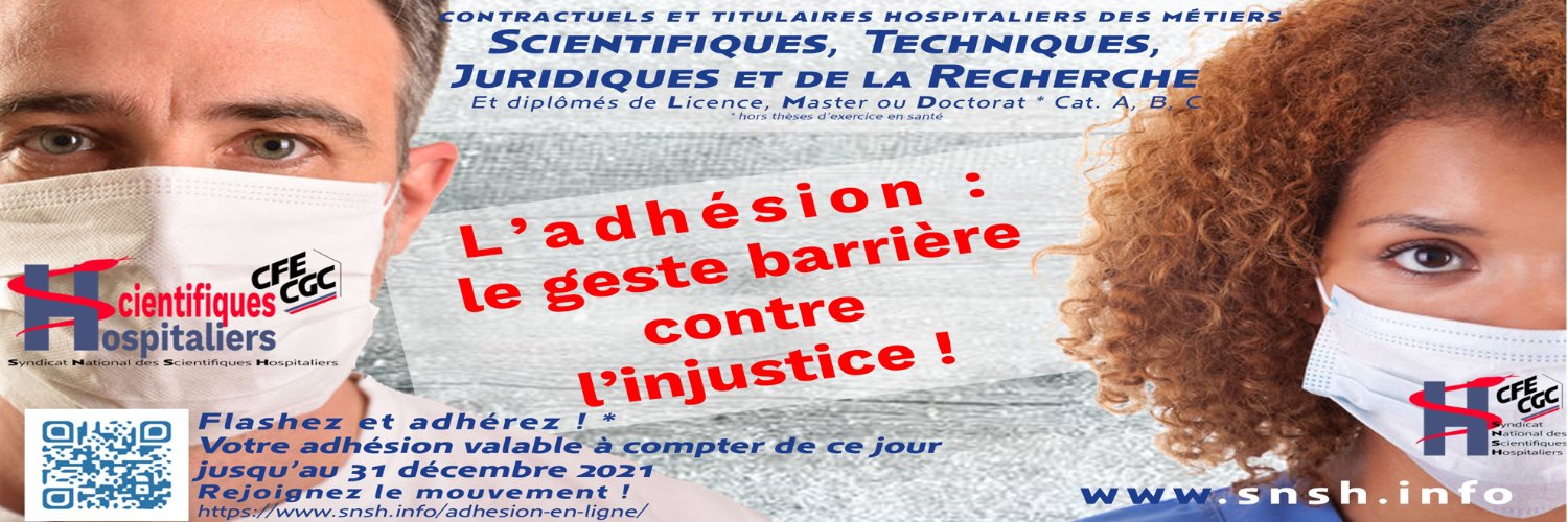 SNSH CFE-CGC Scientifique Technique Recherche FPH banner