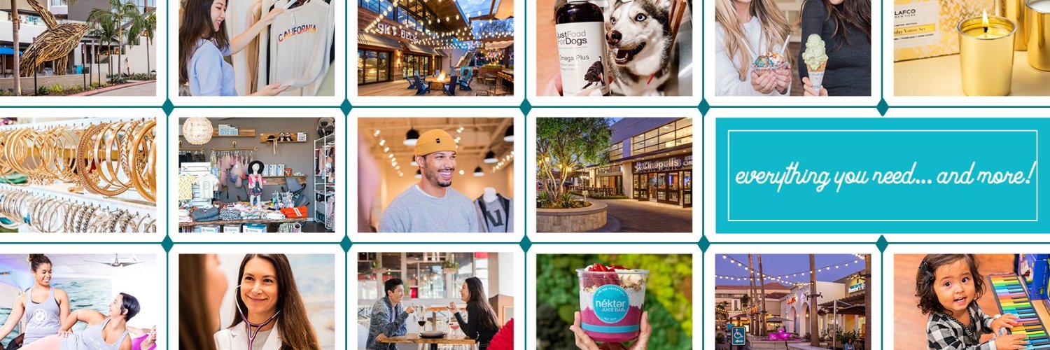 Del Mar Highlands Town Center banner