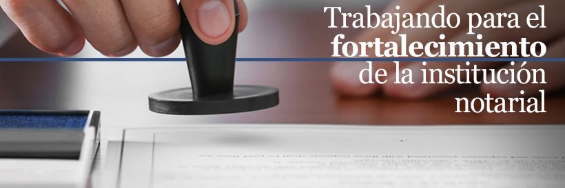 Colegio de Notarios banner