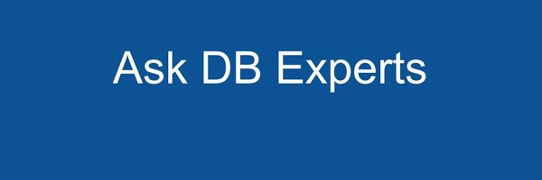 AskDBExperts Profile Banner