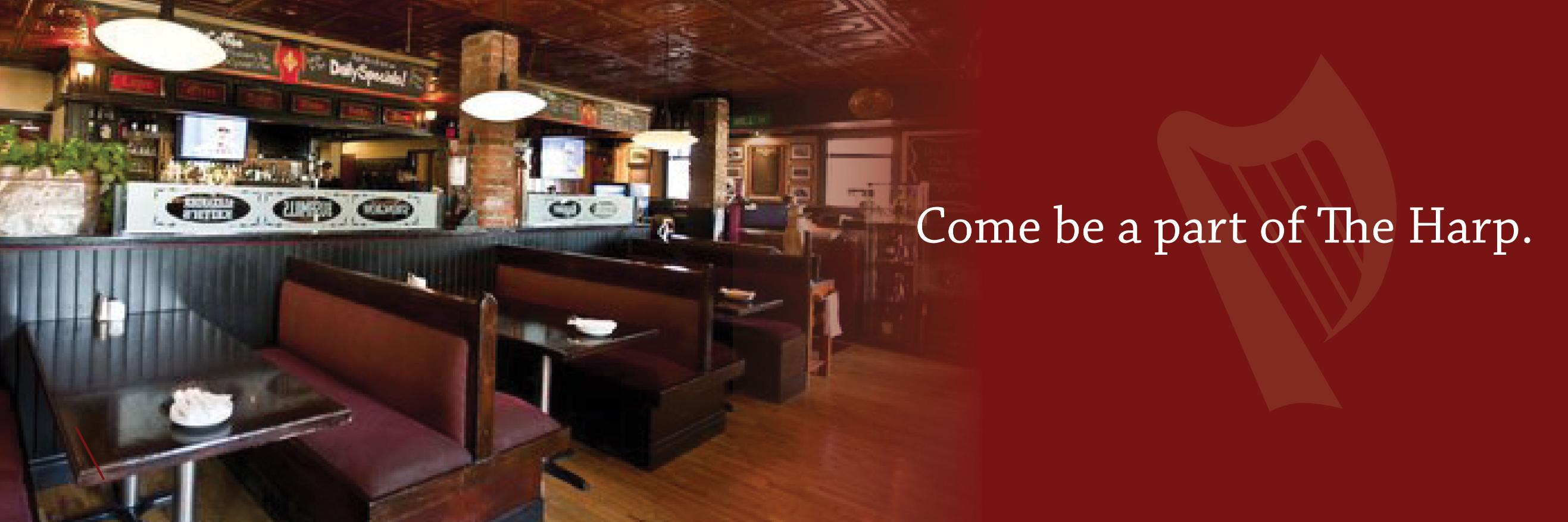 The Red Harp Pub banner