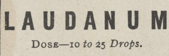 Laudanum, Now Extra Vaccinated! banner