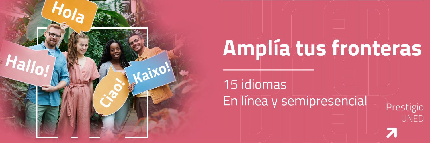 UNED Idiomas banner