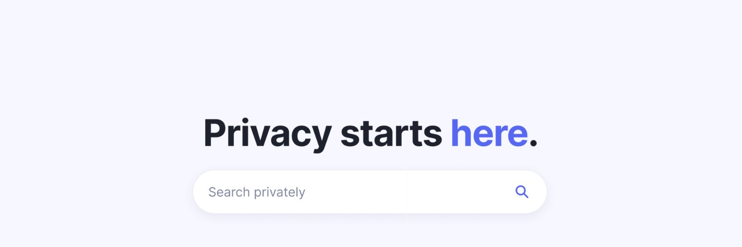 Startpage banner
