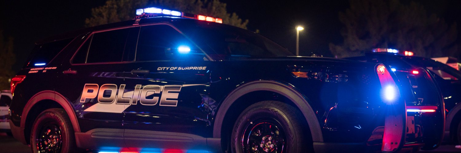 Surprise Police Dept's banner