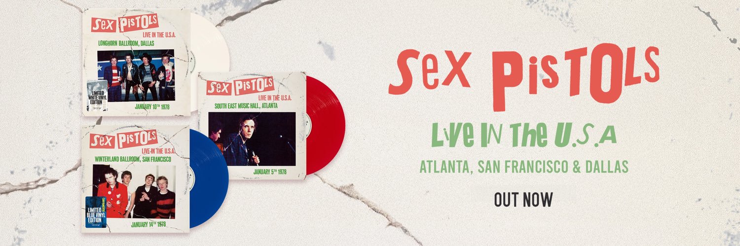 Sex Pistols Official banner