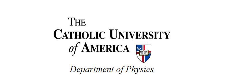 CUA Physics Dept. banner