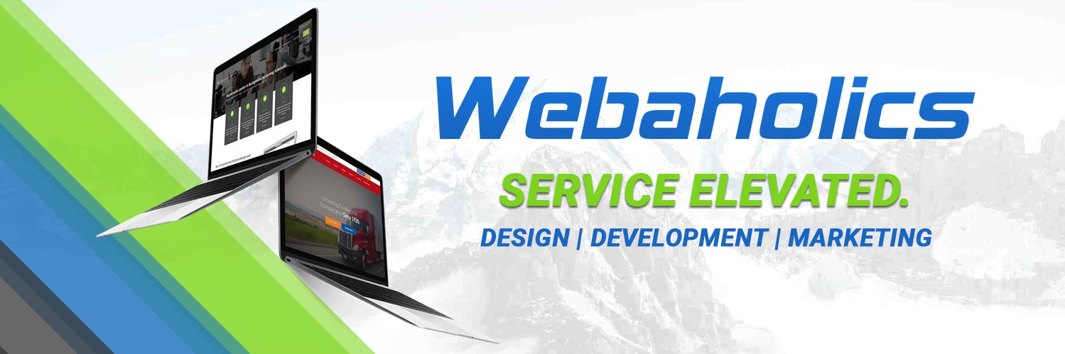 Webaholics banner
