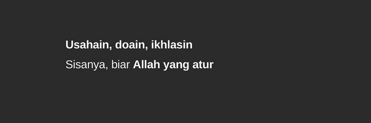 Syafira banner