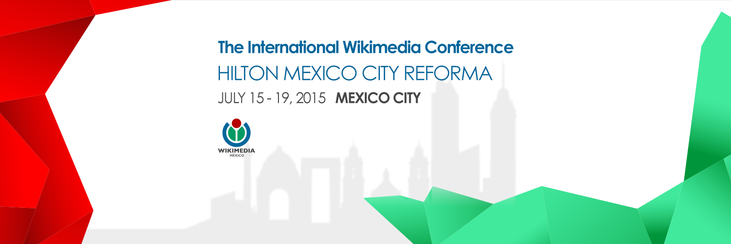 Wikimanía 2015 banner