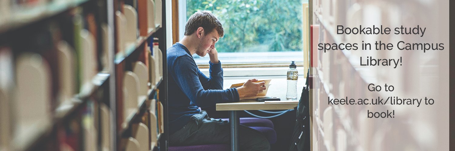 Keele University Library banner