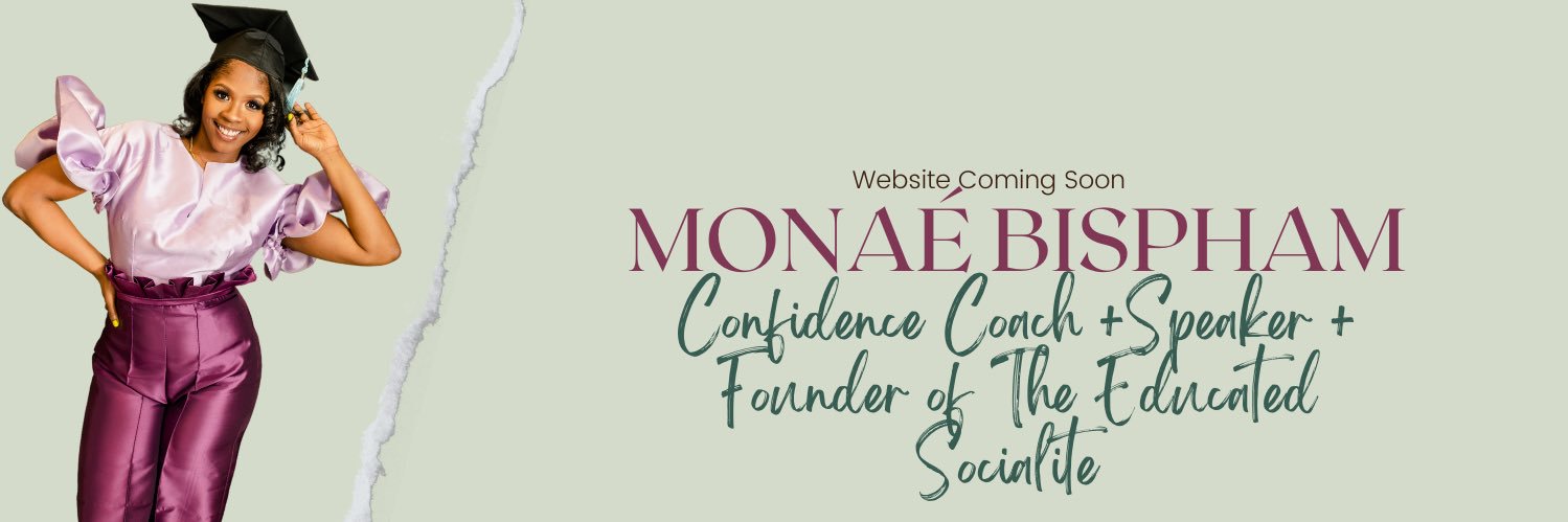 Monaé Bispham, M.A banner