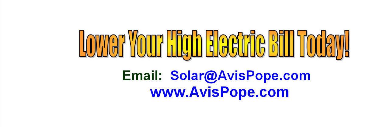 AVIS For Solar banner