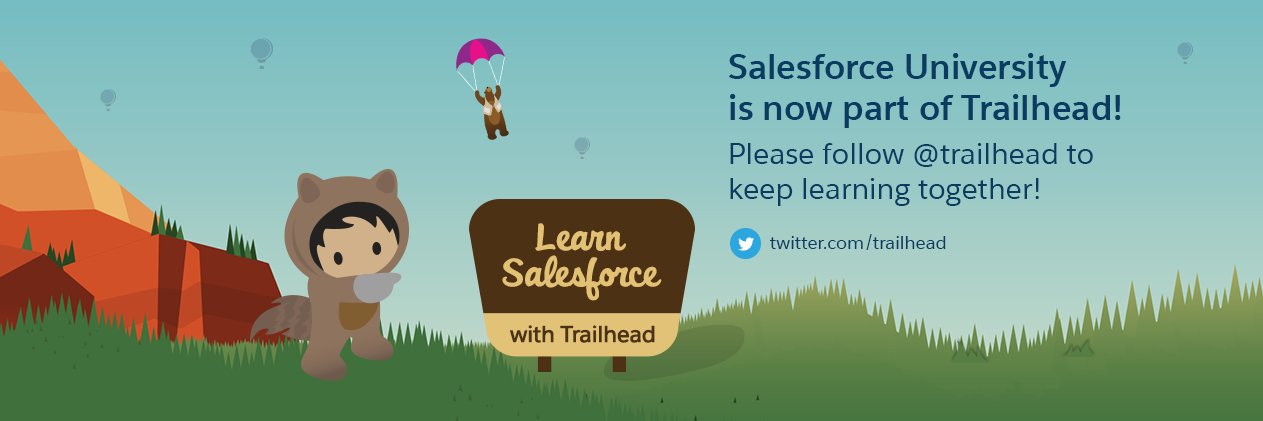 Follow @Trailhead banner