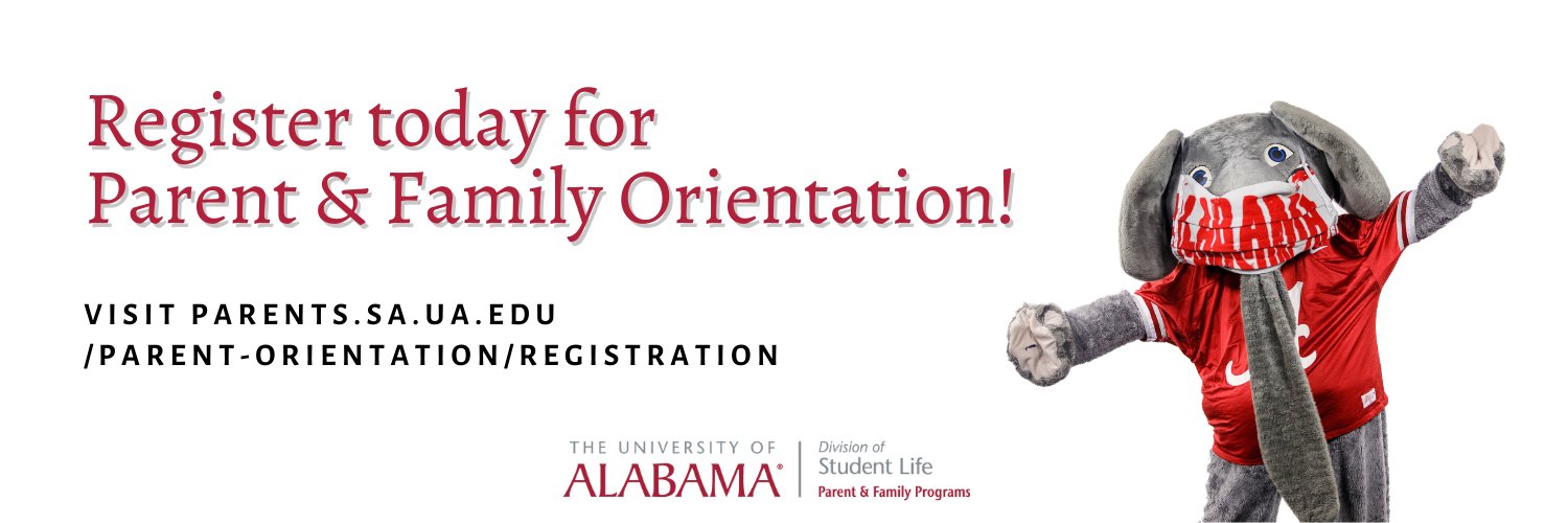 UA Parent & Family Programs banner
