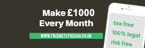 FreeBetsToCash.co.uk Profile Banner