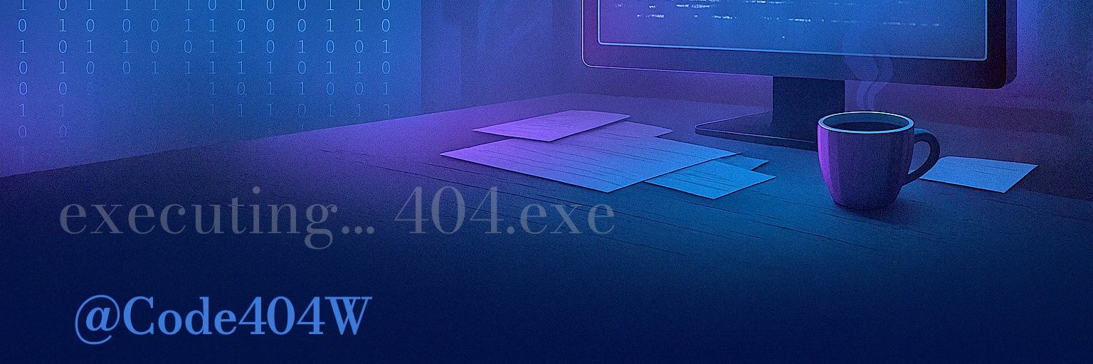 Code404W's profile banner image