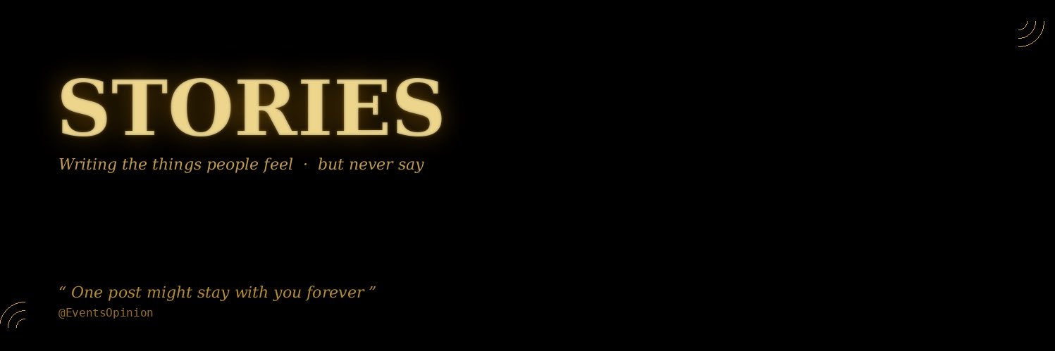 Stories banner