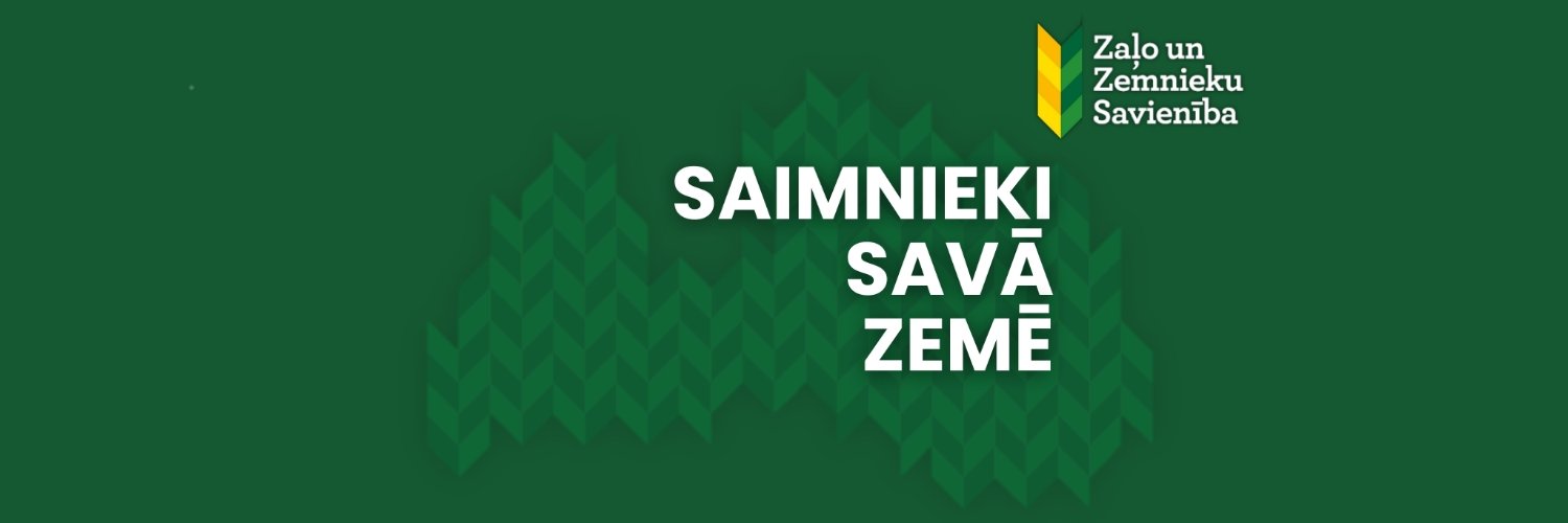 Zaļo un Zemnieku savienība banner