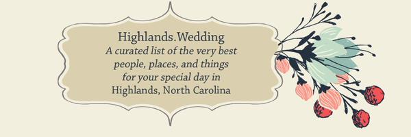 HighlandsNCWed Profile Banner