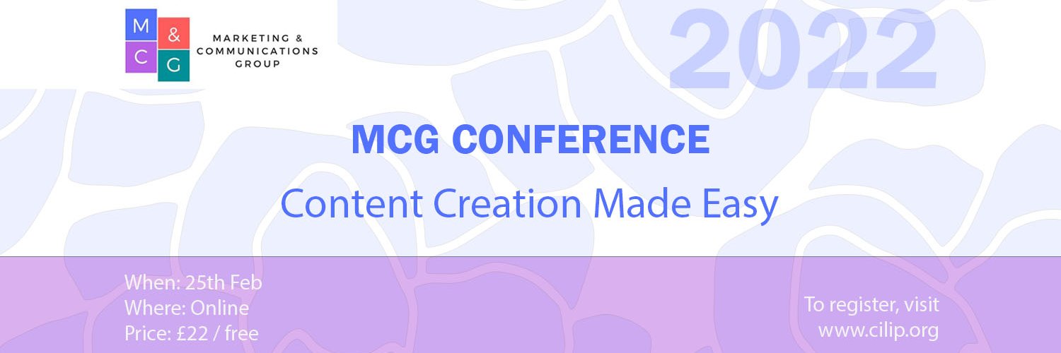 CILIP Marketing and Communications Group banner