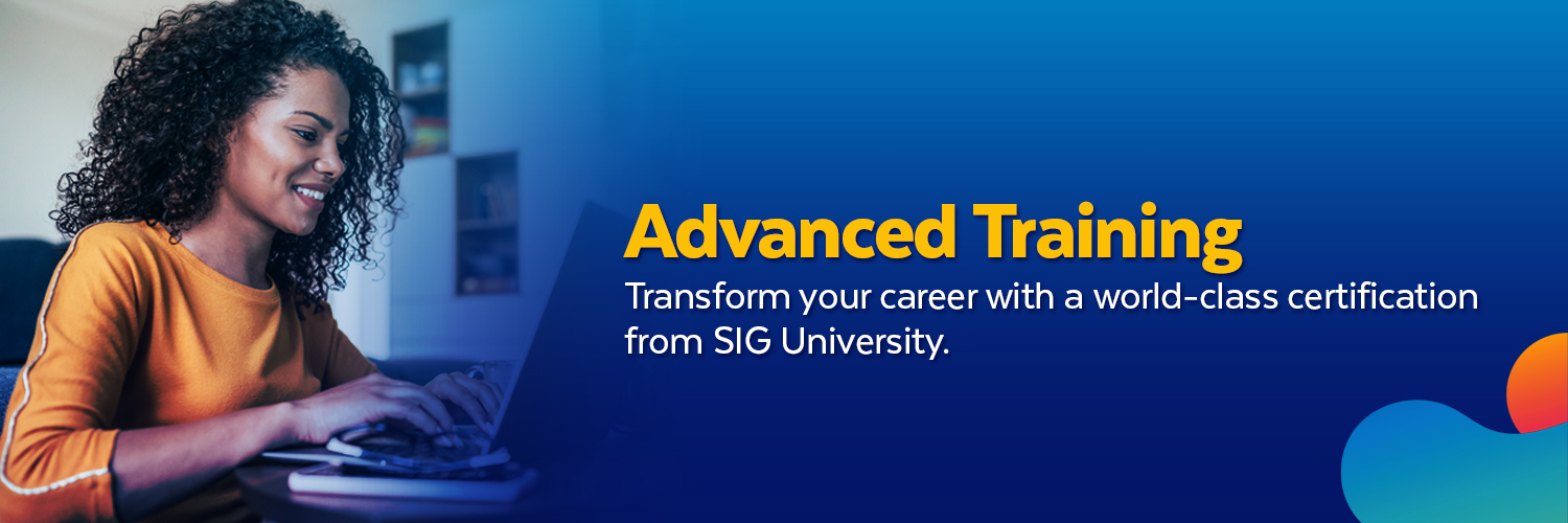 SIG University banner