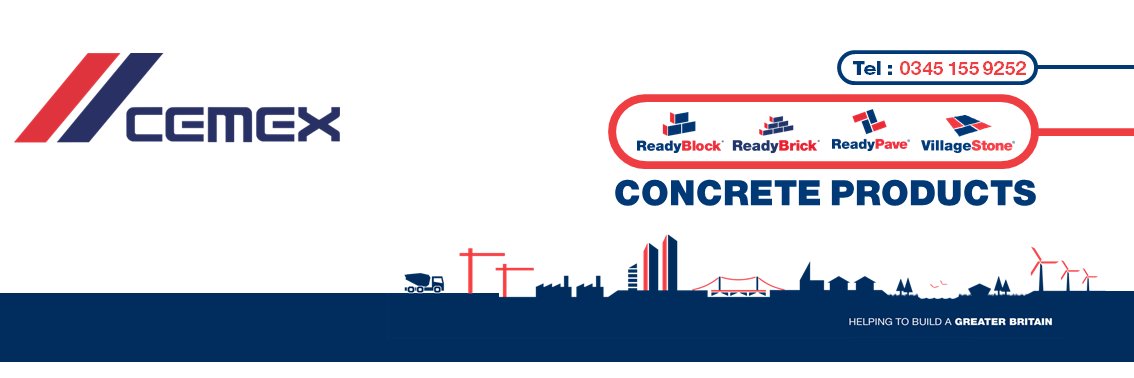 CEMEX UK Concrete Products banner