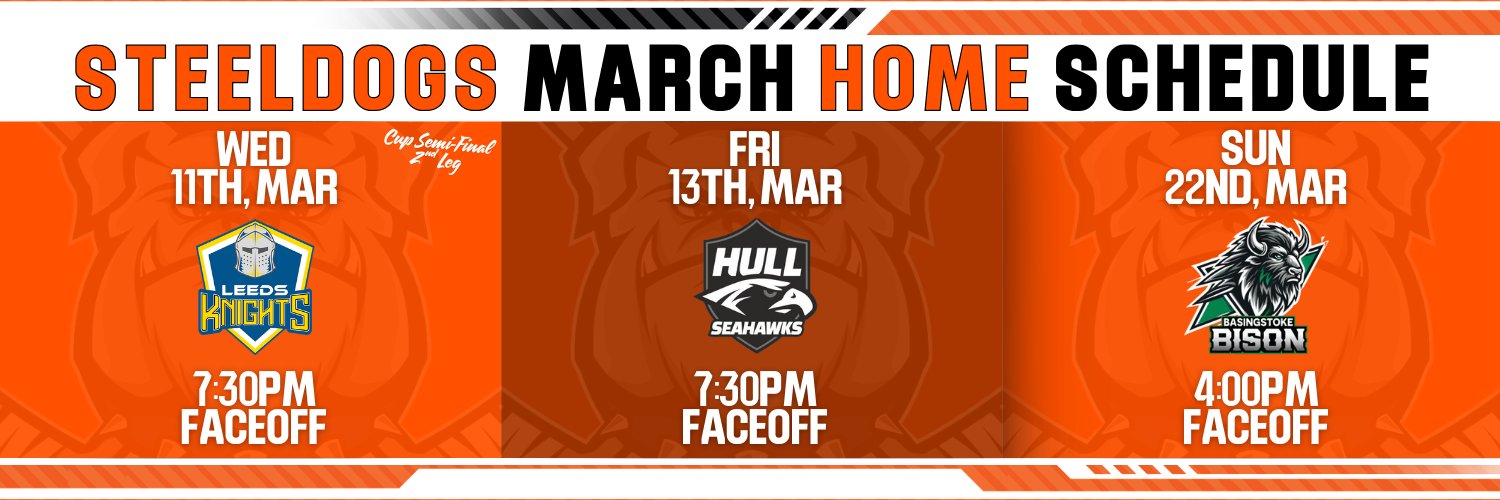 Puck Stop Sheffield Steeldogs banner