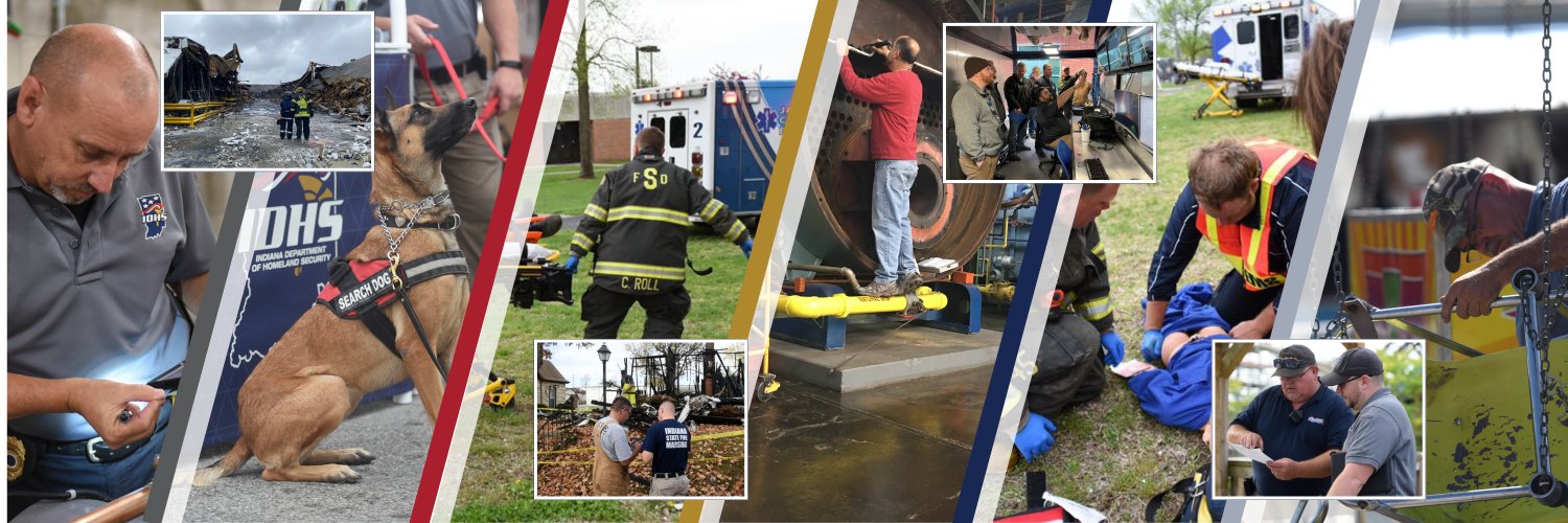 Indiana Homeland Security banner