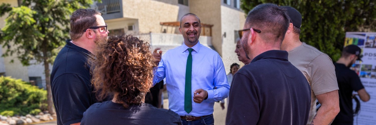 Ravi Kahlon's banner