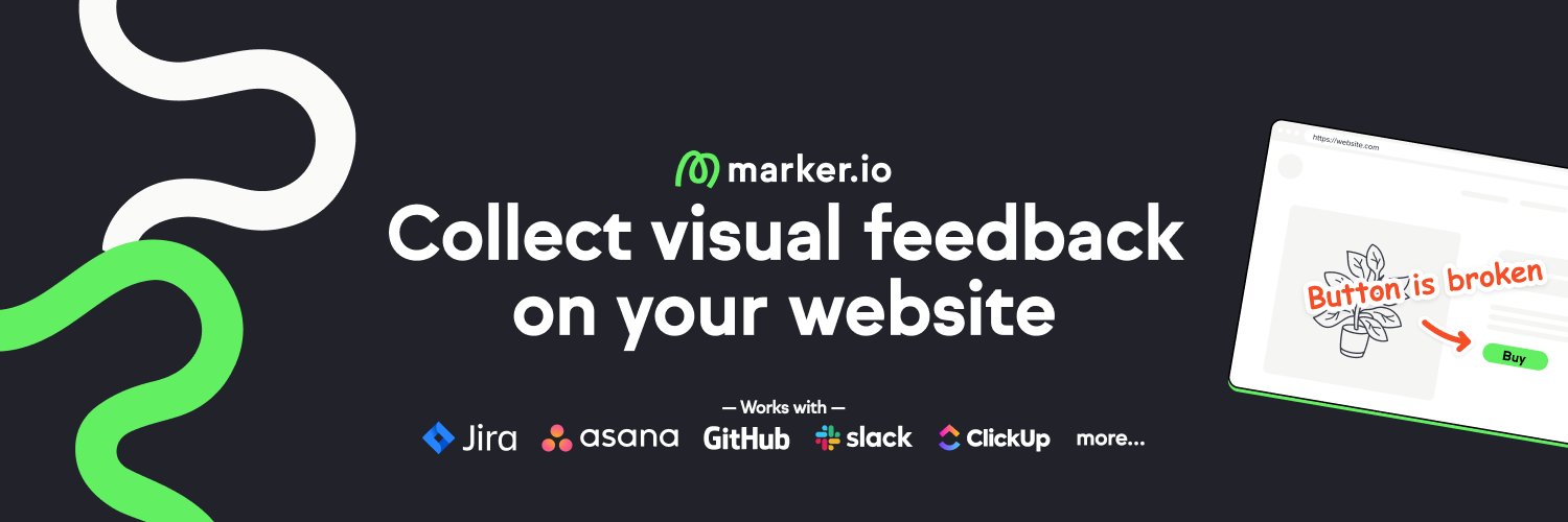 Marker.io banner