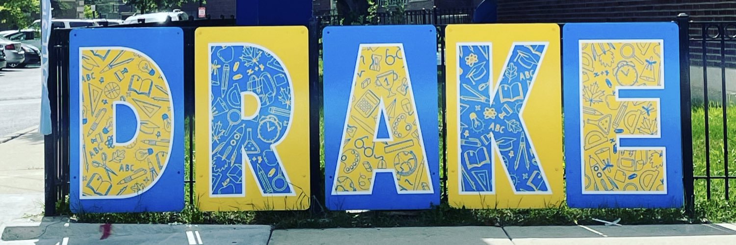 John B. Drake Elementary banner