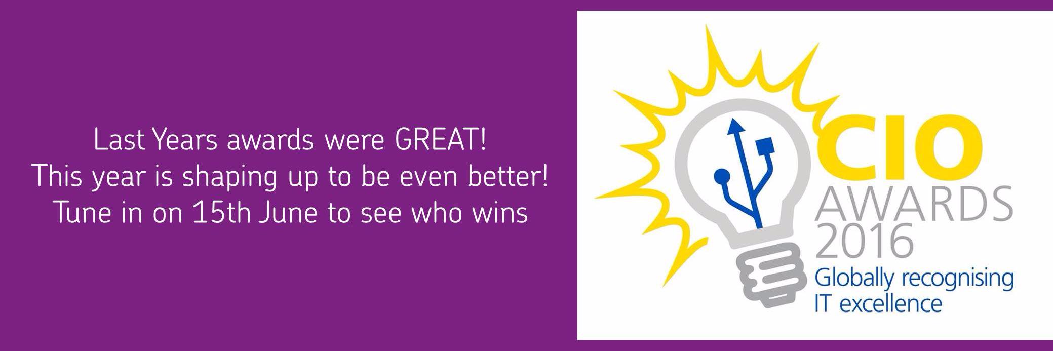 CIO Awards 2016 banner