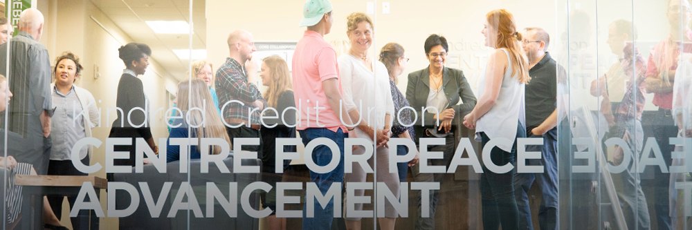 Kindred Credit Union Centre for Peace Advancement banner