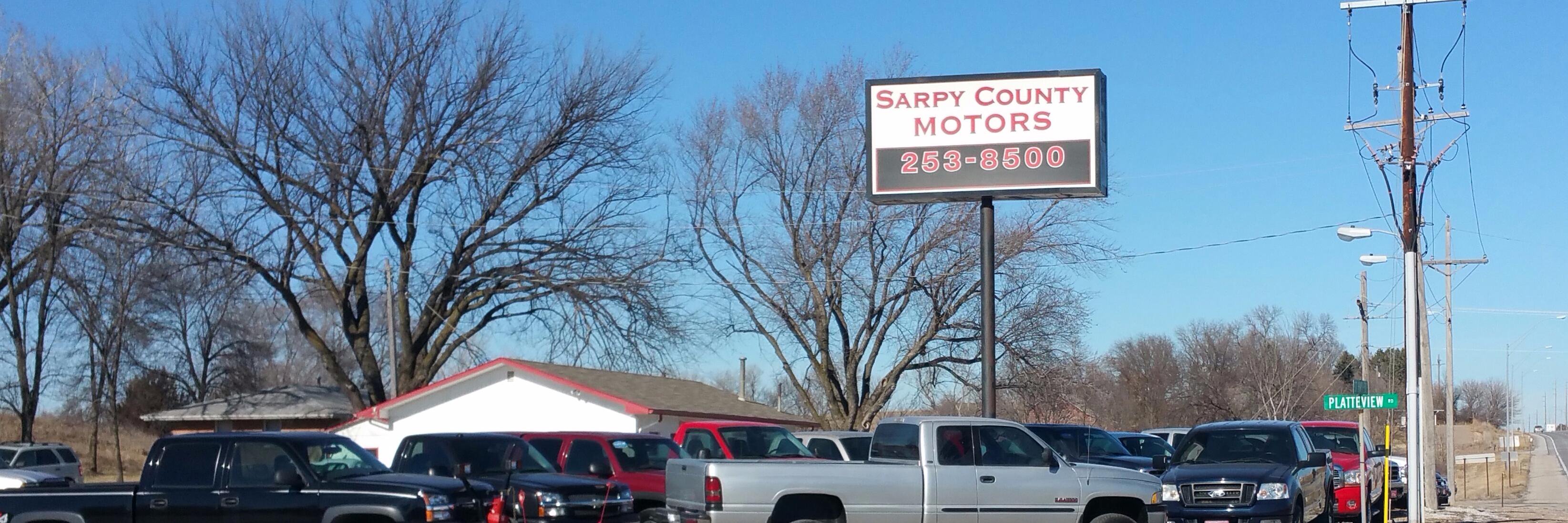 SARPY COUNTY MOTORS banner